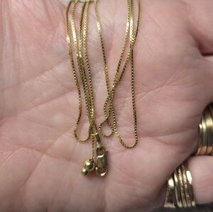 Sterling Silver Gold Wash Necklace